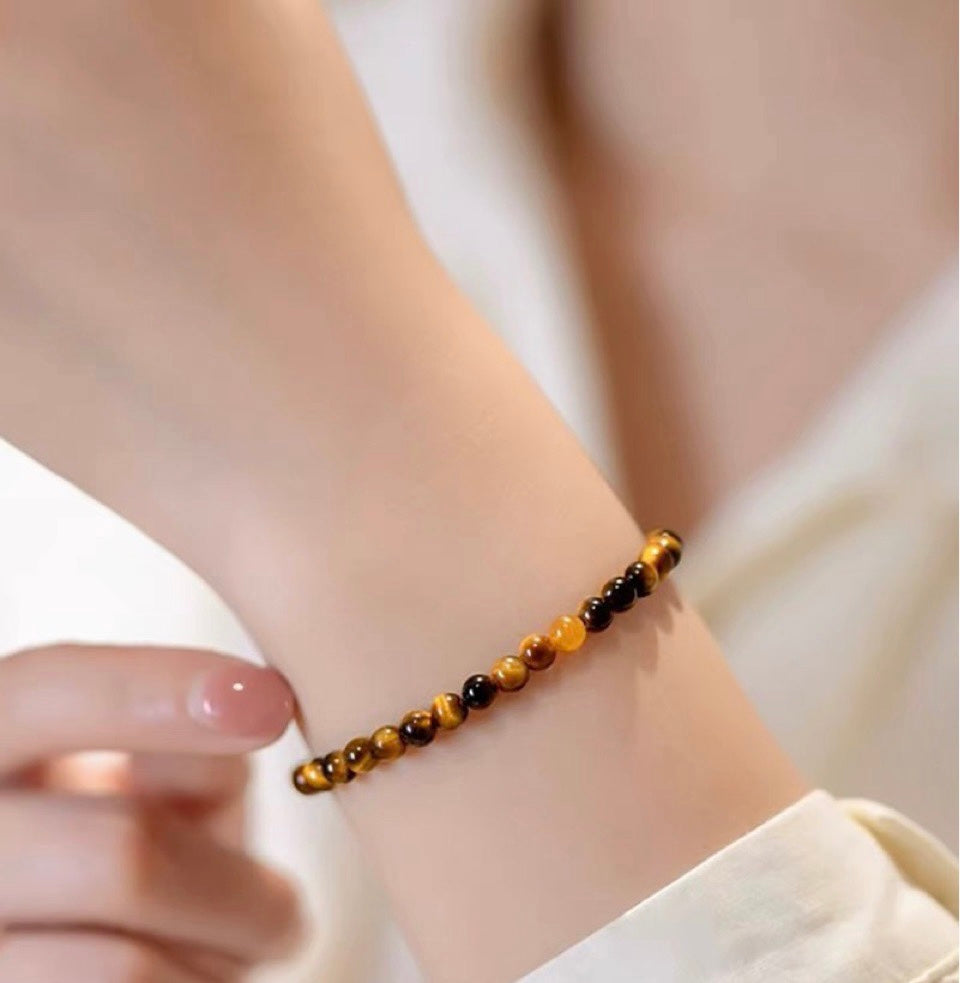 Tiger Eye Energy Bracelet 4MM